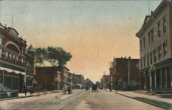 Columbus Avenue Bellefontaine, OH Postcard Postcard Postcard