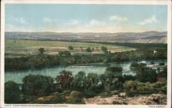 Kern River near Bakersfield, California Postcard