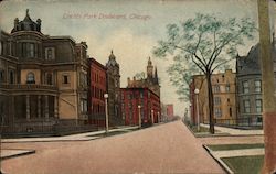 Lincoln Park Boulevard Postcard