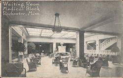 Waiting Room Medical Block ROchester, MN Postcard Postcard Postcard