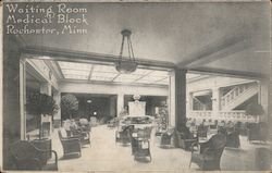 Waiting Room Medical Block Postcard
