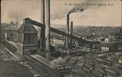 In the Heart of Industrial Sydney Nova Scotia Canada Postcard Postcard Postcard