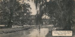 Hershey Park Bridge, Hershey Chocolate Co. Postcard