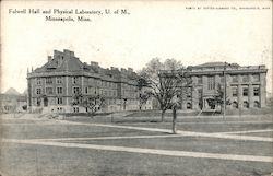 Folwell Hall and Physical Laboratory, U. of M., Minneapolis, Minn. Postcard