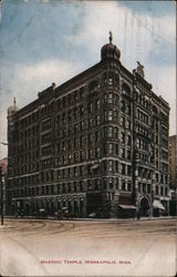 Masonic Temple Postcard