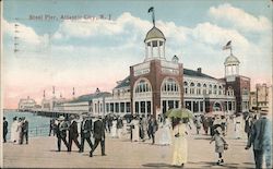 Steel Pier Postcard