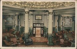 Portion of Concert Exchange, Marlborough-Blenheim Hotel Atlantic City, NJ Postcard Postcard Postcard