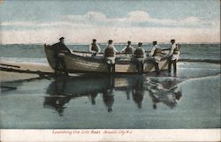 Launching the Life Boat Postcard