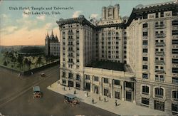 Utah Temple and Tabernacle Salt Lake City, UT Postcard Postcard Postcard