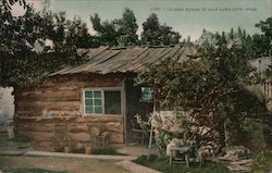 Oldest House in Salt Lake City Postcard