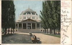 Entrance to Salt Palace Postcard