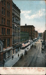 Baltimore Avenue looking North from 8th Street Postcard