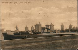 Entrance, Swope Park, Kansas City, Mo. Postcard