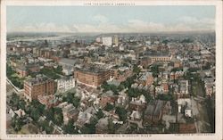 Bird's-Eye View of Kansas City, Missouri, Showing Missouri River Postcard