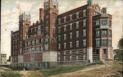 The City Hospital Postcard