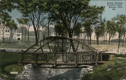 Rustic Bridge, Country Club Kansas City, MO Postcard Postcard Postcard
