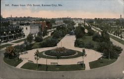 Paseo from 17th Street Postcard