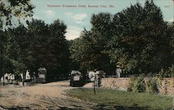 Entrance Evanston Club Postcard