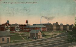 W.L. Douglas Shoe Company Plant Postcard