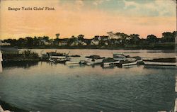 Bangor Yacht Clubs' Float Maine Postcard Postcard Postcard