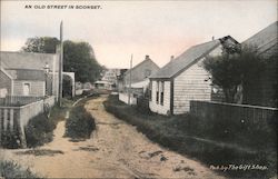 An Old Street in Sconset, Nantucket Siasconset, MA Postcard Postcard Postcard