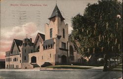 Baptist Church Postcard