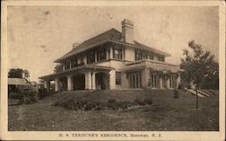 H.S. Terhune's Residence Matawan, NJ Postcard Postcard Postcard