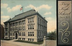 Troy High School Postcard