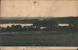 Round Island and Lake Monroe, NY Postcard Postcard Postcard