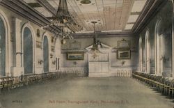 Ball Room, Narragansett Hotel Providence, RI Postcard Postcard Postcard