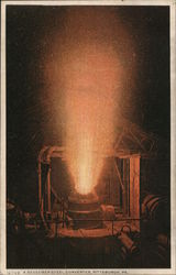 Bessemer Steel Converter Postcard
