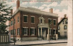 Penoleton House, Benefit Street Providence, RI Postcard Postcard Postcard