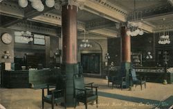 Stoddard Hotel Lobby La Crosse, WI Postcard Postcard Postcard