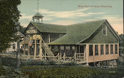 Mesa Hall at Camp Wopowog Postcard