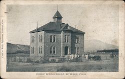 Public Schoolhouse Postcard