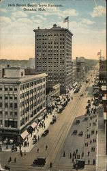 16th Street South from Farnum Omaha, NE Postcard Postcard Postcard