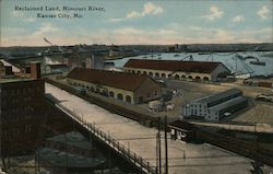 Reclaimed Land, Missouri River Postcard
