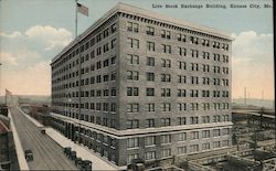 Live Stock Exchange Building Postcard