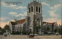 First Congregational Church, Admiral Blvd. and Highland Avenue Postcard