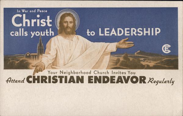 Christian Endeavor invitation Religious
