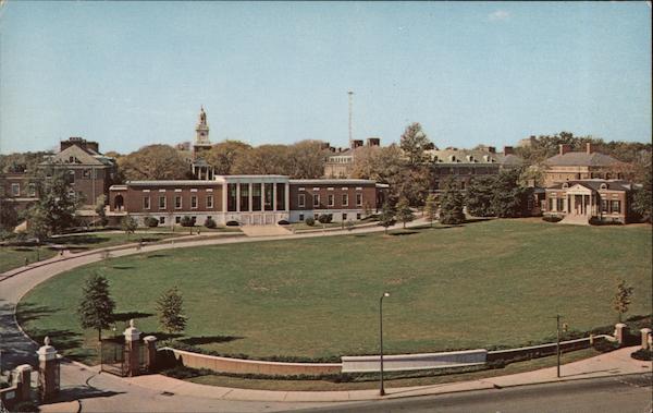 JOHNS HOPKINS UNIVERSITY - Milton S. Eisenhower Library and Homewood House Baltimore Maryland