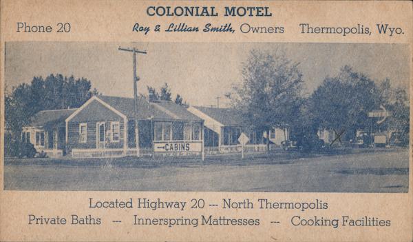 Colonial Motel Thermopolis Wyoming