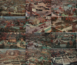 Lot of 12: Roadside America Miniature Village Views Postcard