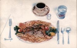 Henry's Restaurant Postcard