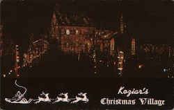 Kaziar's Christmas Village Postcard