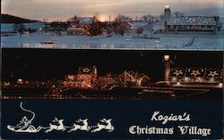 Koziar's Christmas Village Postcard