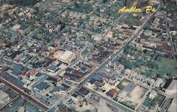 Aerial View of Ambler Pennsylvania Postcard Postcard Postcard