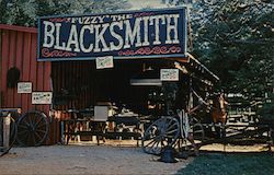 Fuzzy the Blacksmith, Pioneer City Postcard