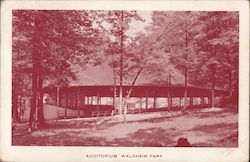Waldheim Park Auditorium Allentown, PA Postcard Postcard Postcard