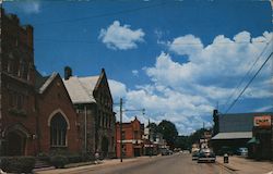 Street Scene Tionesta, PA Postcard Postcard Postcard